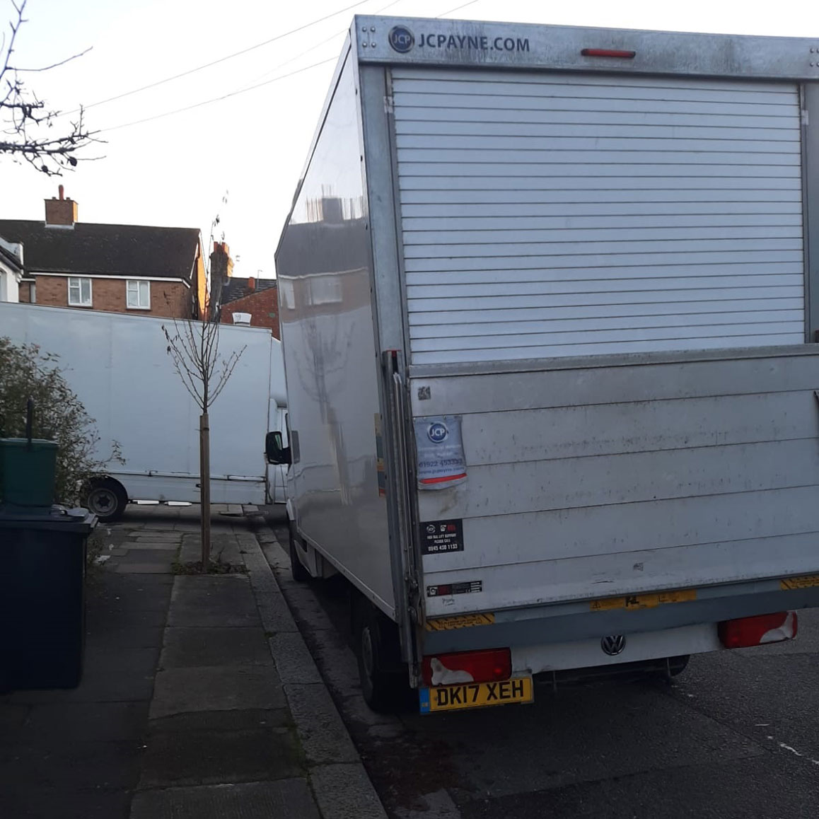 3.5 Ton Luton Van Back View